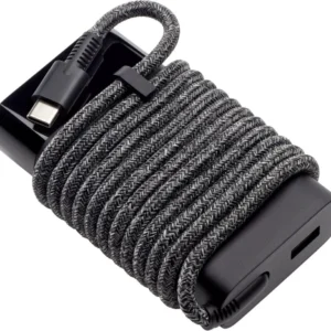 HP 65W USB-C Type C Woven wire Original Slim Travel Power Adapter